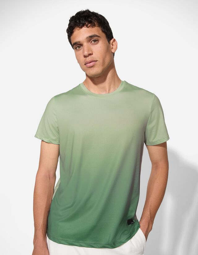 Póló - Színátmenet - vilagos zold