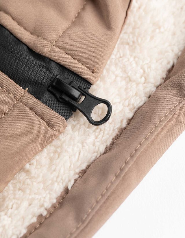 Parka - Foltzsebek - szürke