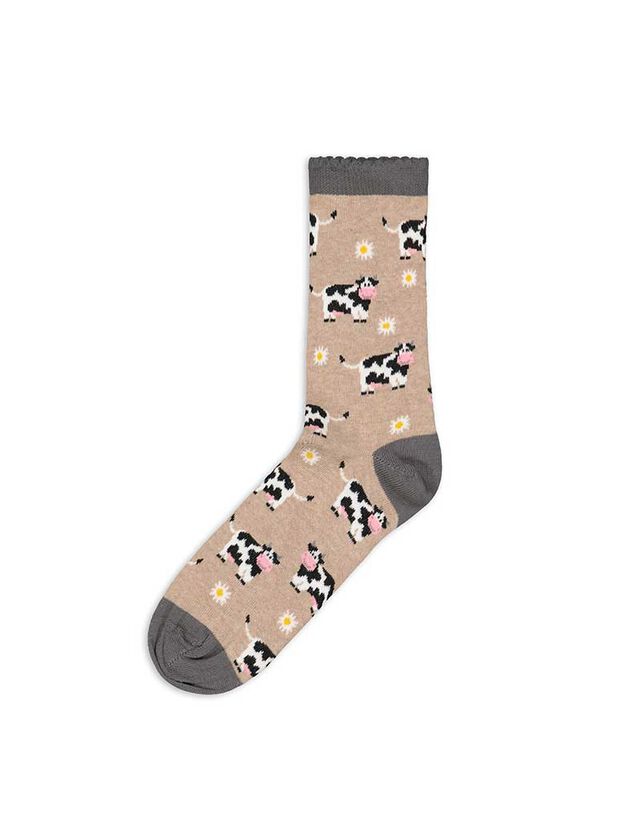 Zokni - Elszórt mintás - kék