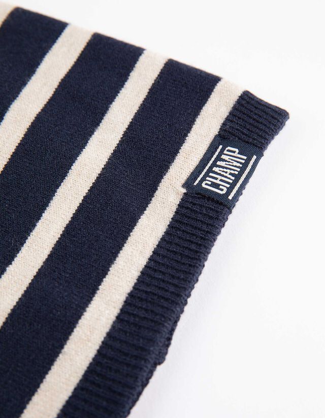 Fejre simuló sapka - Csíkos - szürke