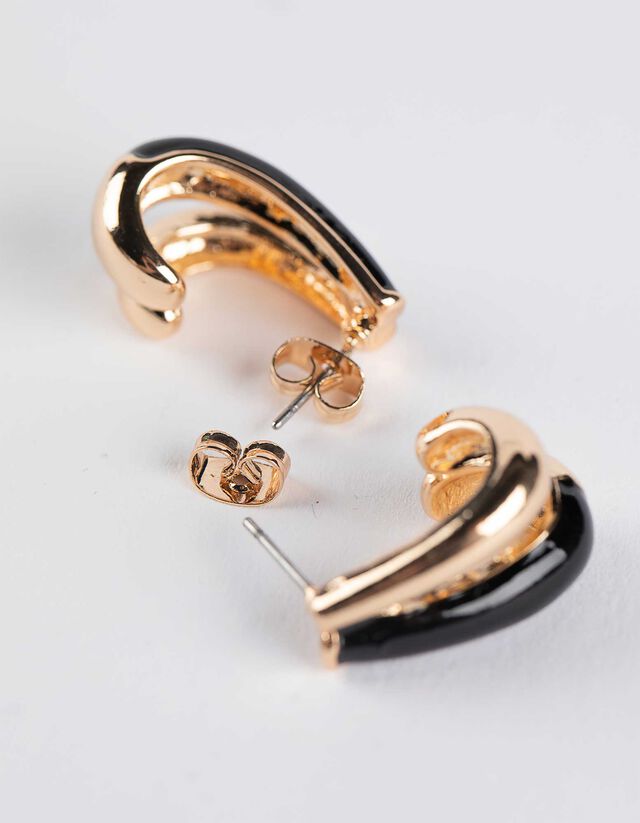 fülbevaló - Egyszínű - arany