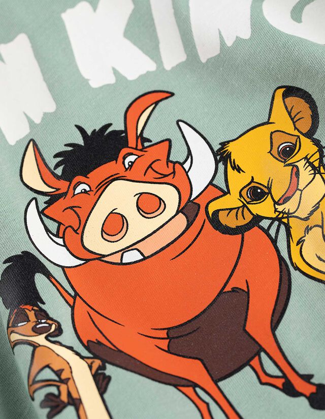 Hosszú ujjú felső - Oroszlánkirály - zöld