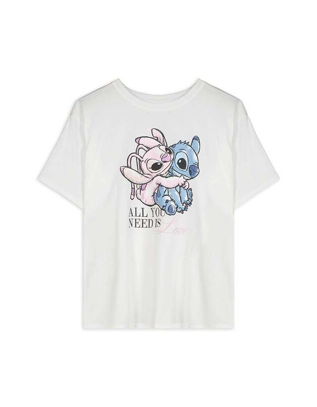 Póló - Lilo és Stitch - fekete