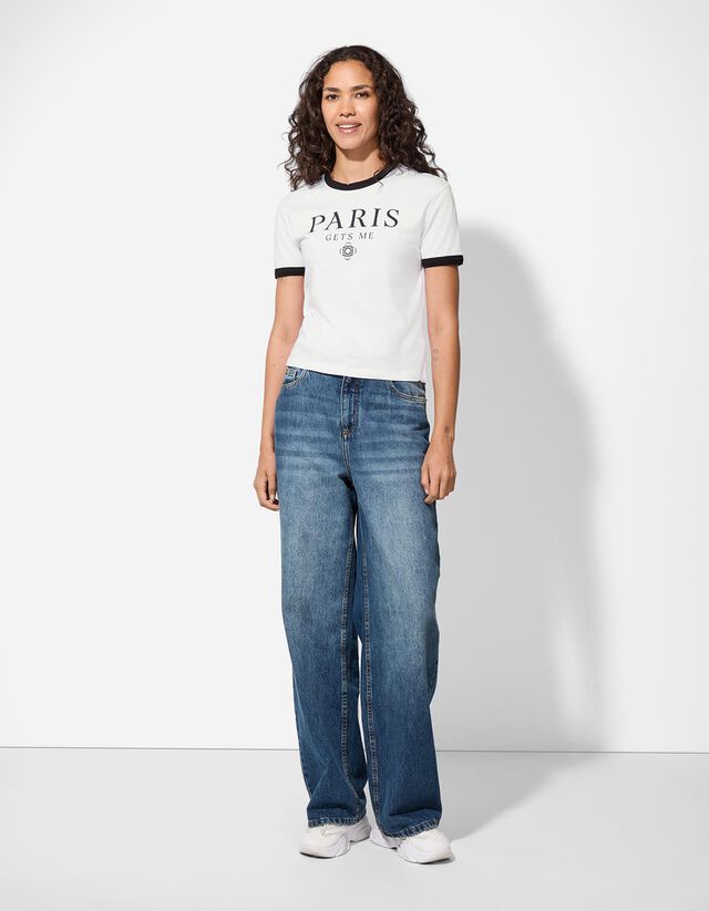 Póló - Elülső nyomtatás - feher