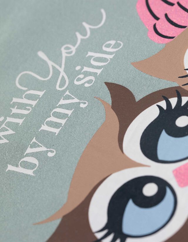 Hosszú ujjú felső - Elülső nyomtatás - pink