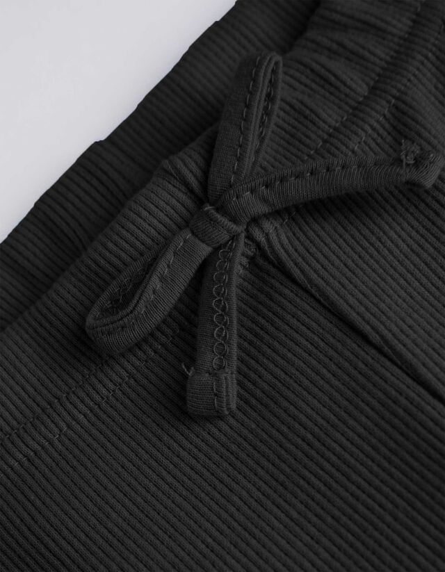 Legging - Bordázott - világos barna