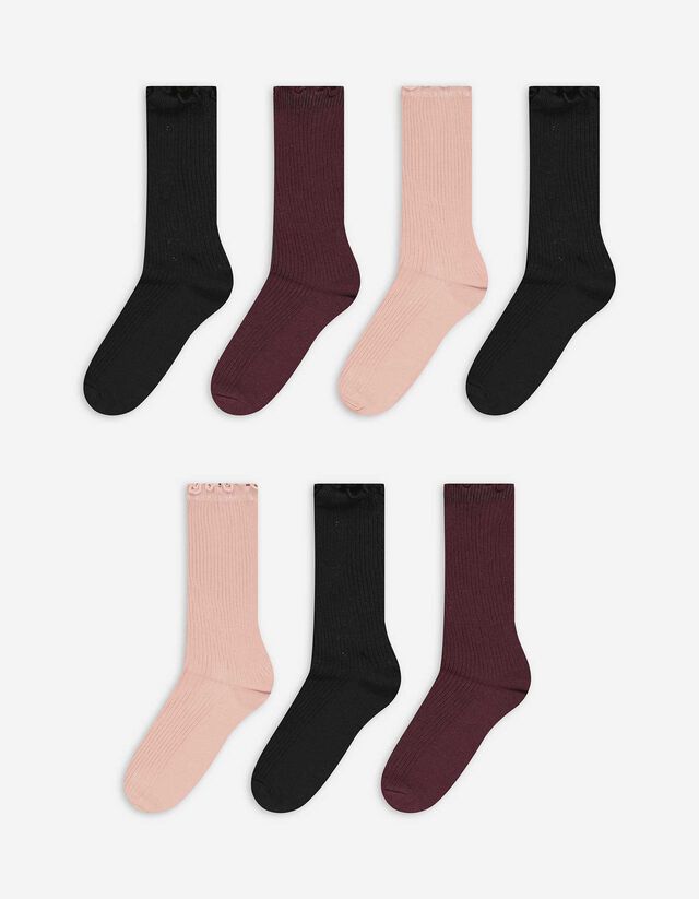 Zokni - 7 db-os csomag