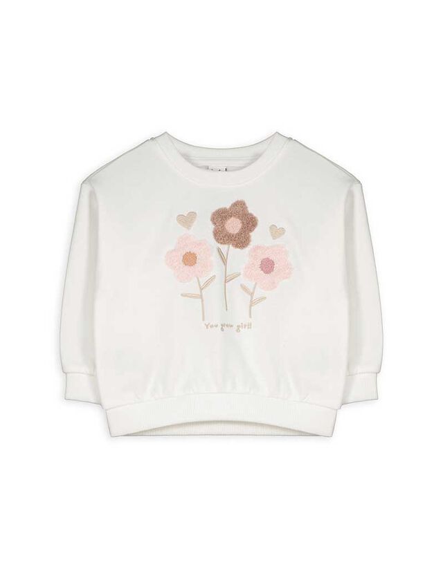 Melegítőfelső - Frotté alkalmazás - feher