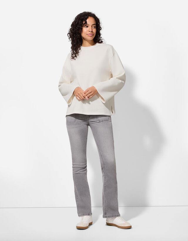 Széles ujjú - feher