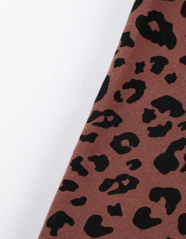 Legging - Elszórt nyomott minta - pink