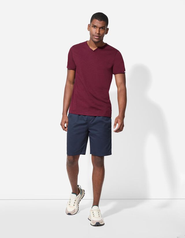 Póló - Póló nyakkivágása - sötétzöld