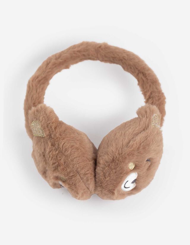 fülvédő - Műszőrme - bézs