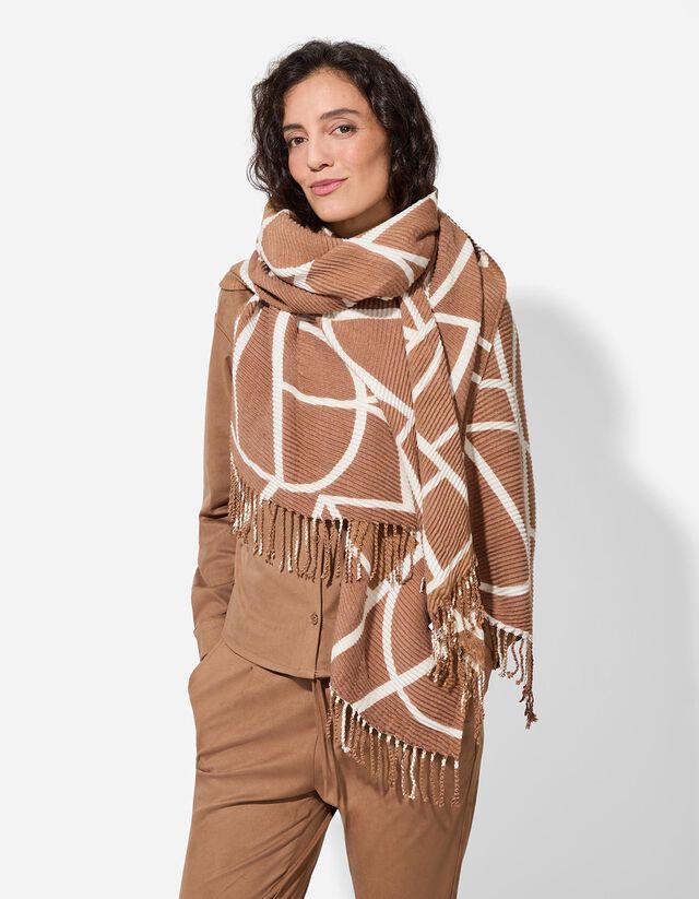 Sál - Elszórt nyomott minta - feher