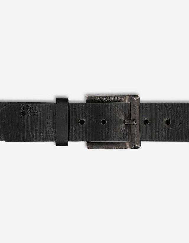 Öv - Bőrhatású - fekete