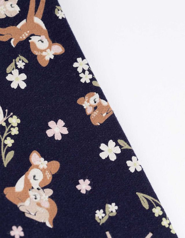 Legging - Elszórt nyomott minta - pink