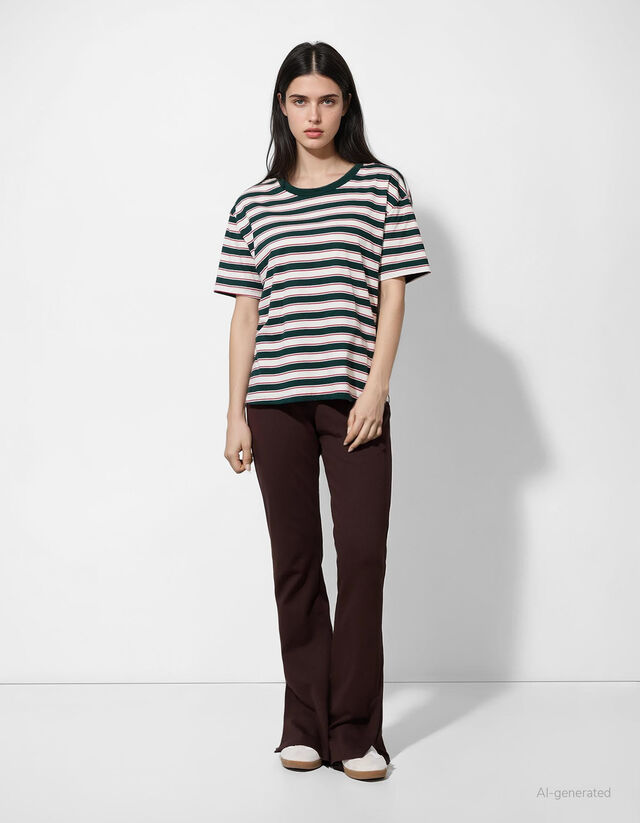 Póló - Csíkos - sotetkek