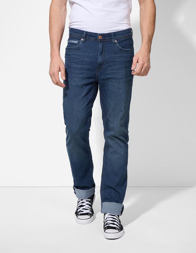 Farmernadrág - Egyenes fazon - sotetkek