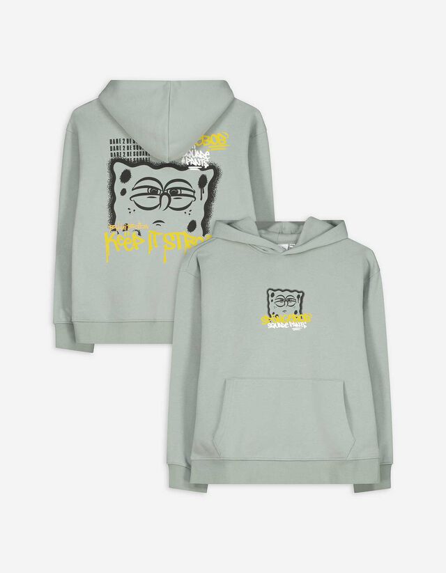 Kapucnis felső - SpongyaBob Kockanadrág - szürke