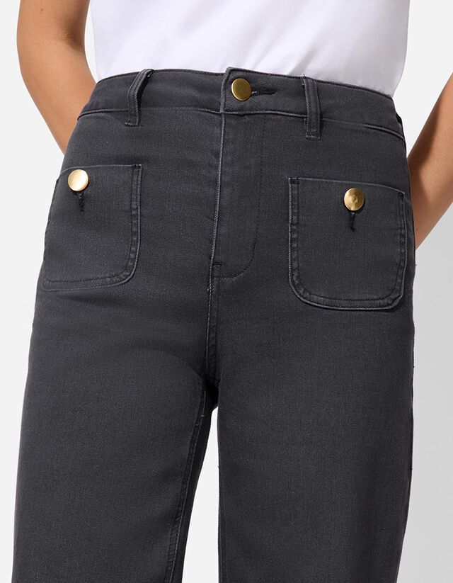 Farmernadrág - Széles fazon - kék