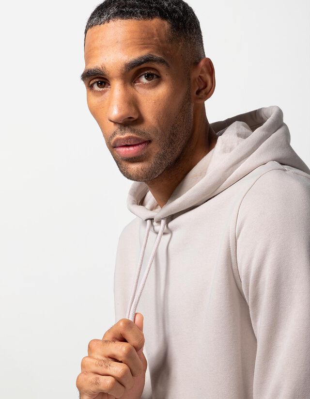 Kapucnis felső - Pamut keverék - sotetkek