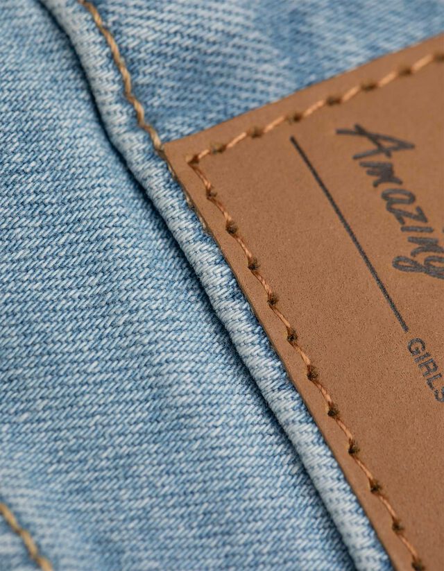 Farmernadrág - Enyhén bővülő fazon - vilagoskek