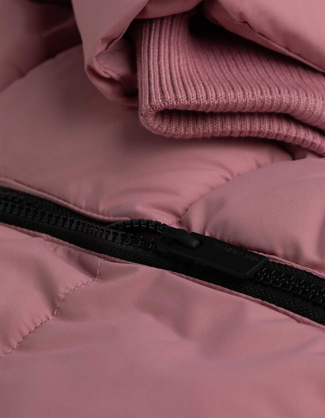 Steppelt kabát - Kapucni - lila