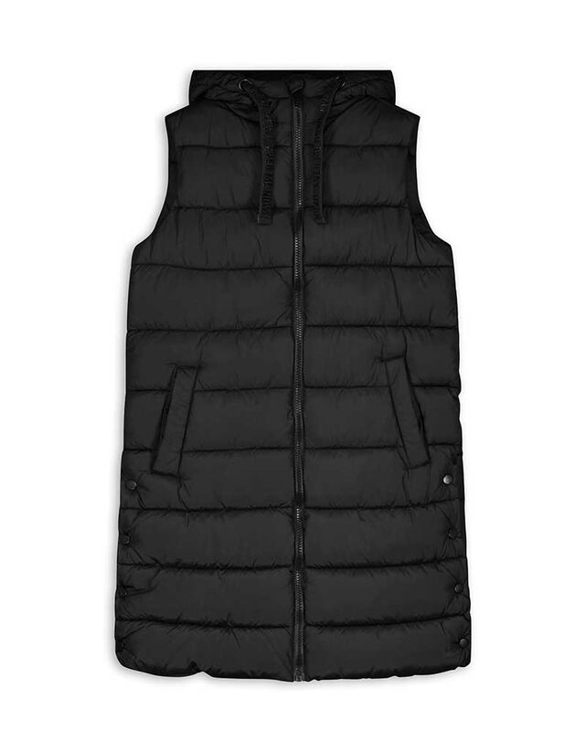 Steppelt mellény - Állítható derék - fekete