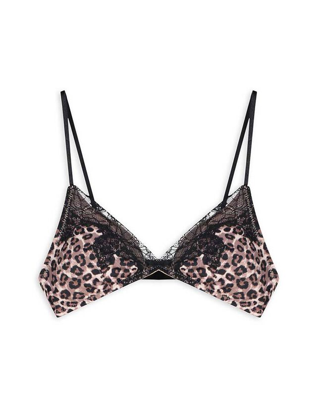 Merevítő nélküli melltartó - Kivehető betét - bézs