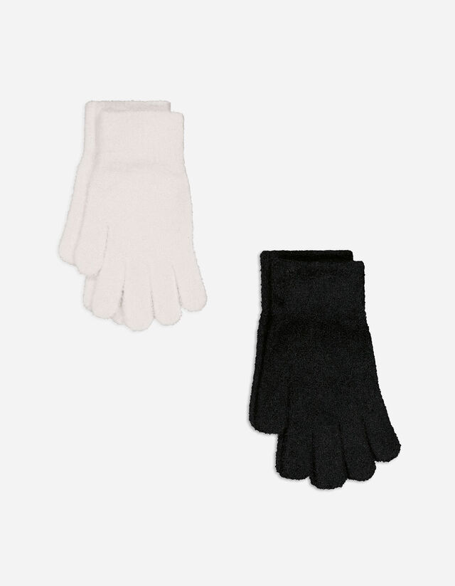 Kesztyű - 2 darabos csomag - fekete