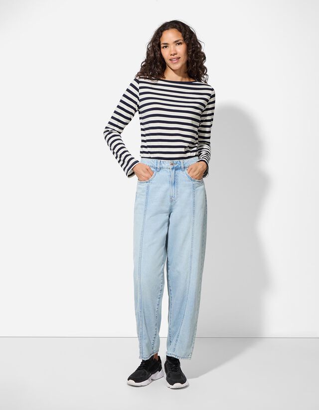 Hosszú ujjú felső - Pamut - sotetlila