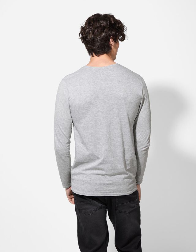 Hosszú ujjú felső - Kerek nyakkivágás - sötétzöld