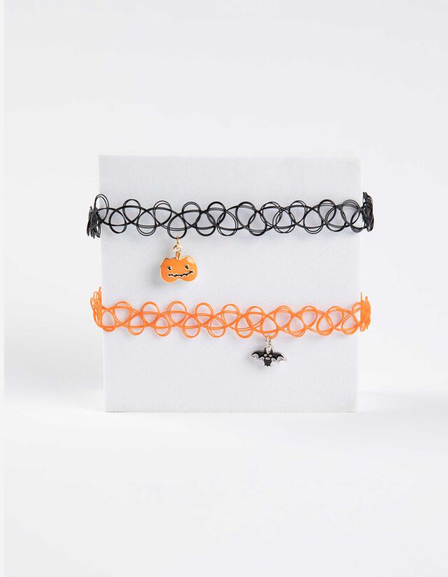 Choker - 2 db-os csomag - fekete