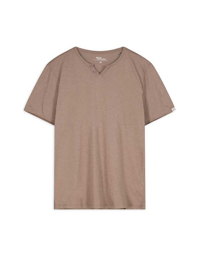 Póló - Póló nyakkivágása - sötétzöld