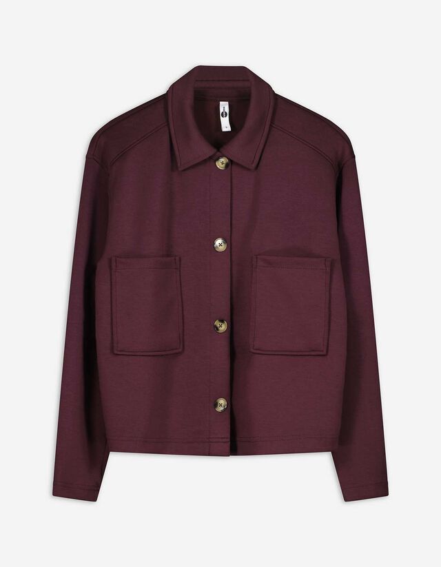 Cipzáros melegítőfelső - Modál tartalom - sotetlila