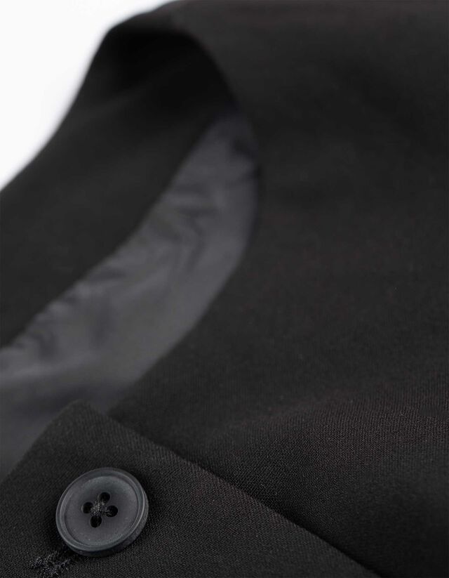 Mellény - Szőtt szövet - fekete