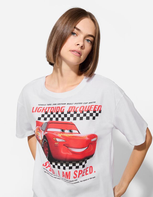 Póló - Cars - feher