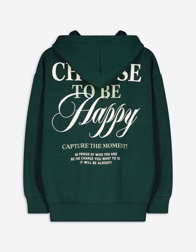 Kapucnis felső - Kapucni - zöld