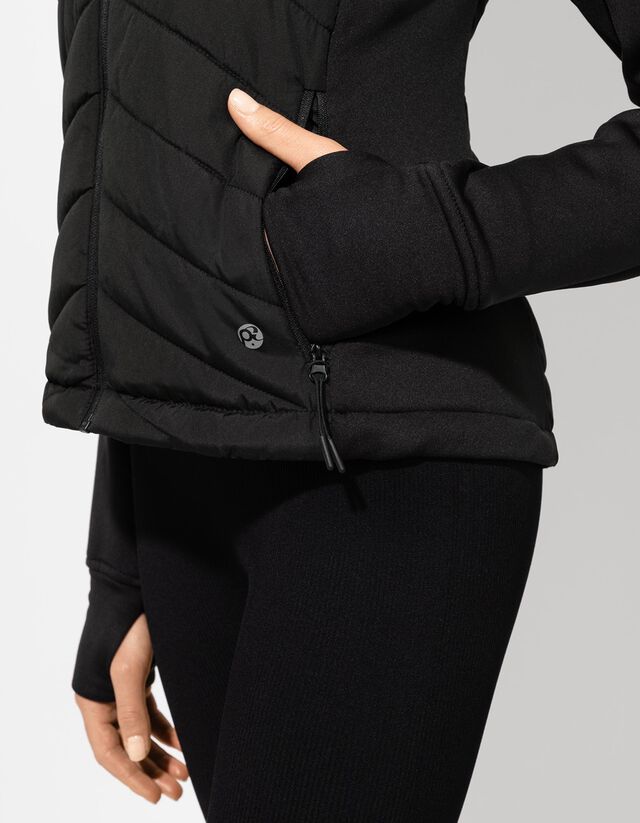 Steppelt dzseki - Steppelt varrással - fekete