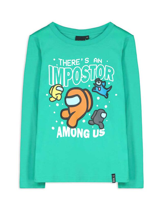 Hosszú ujjú felső - Among US - zöld