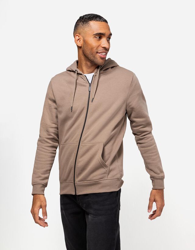 Cipzáros melegítőfelső - Zsinóros kapucni - sotetkek