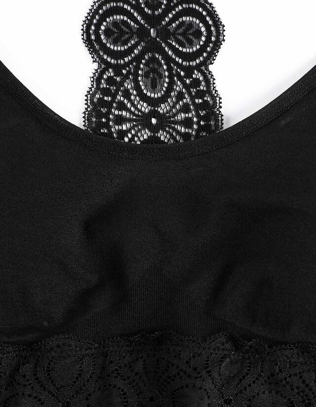 Fűző - főként varrás nélküli - fekete