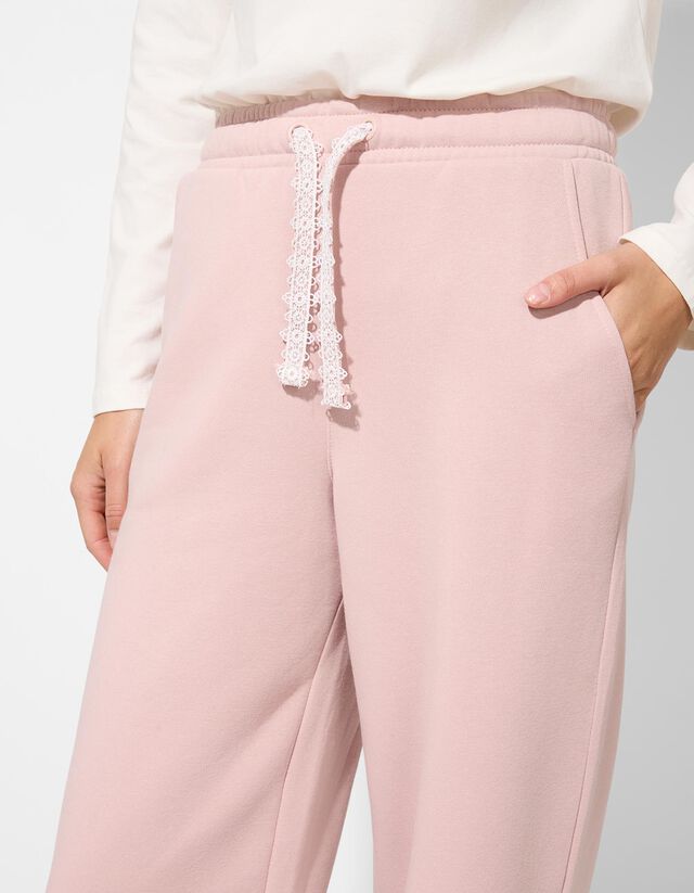 Nadrág - Csipkerátéttel - feher