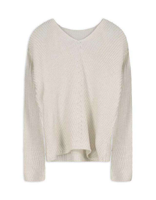 Pulóver - Egyszínű - barna