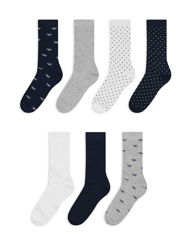 Zokni - 7 db-os csomag