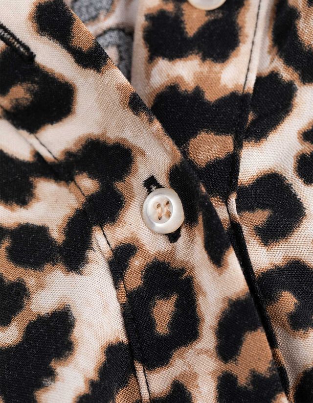 Blúz - Virágmintás - feher