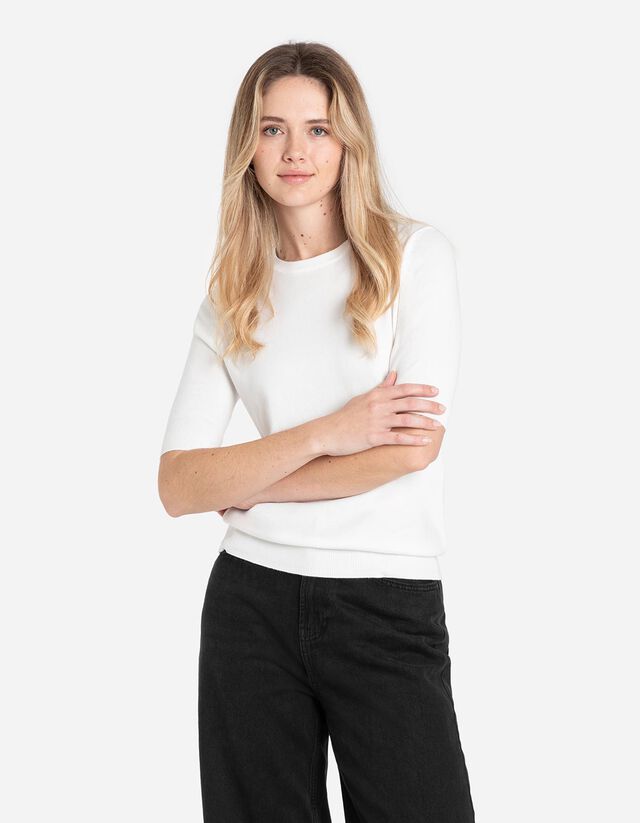 Pulóver - Rövid ujjú - sötétszürke