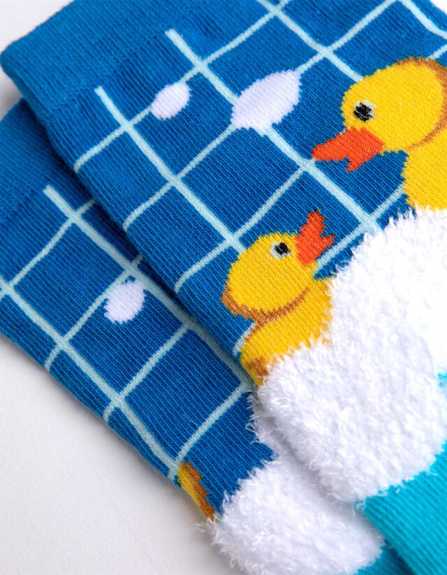 Zokni - Elszórt mintás - kék