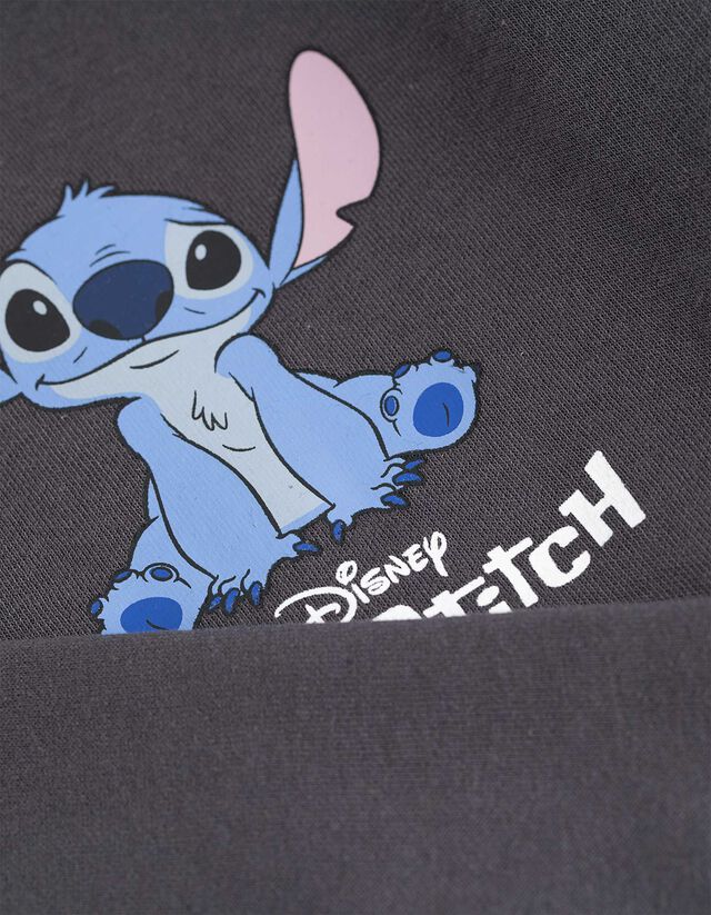 Kapucnis felső - Lilo és Stitch - sötétszürke