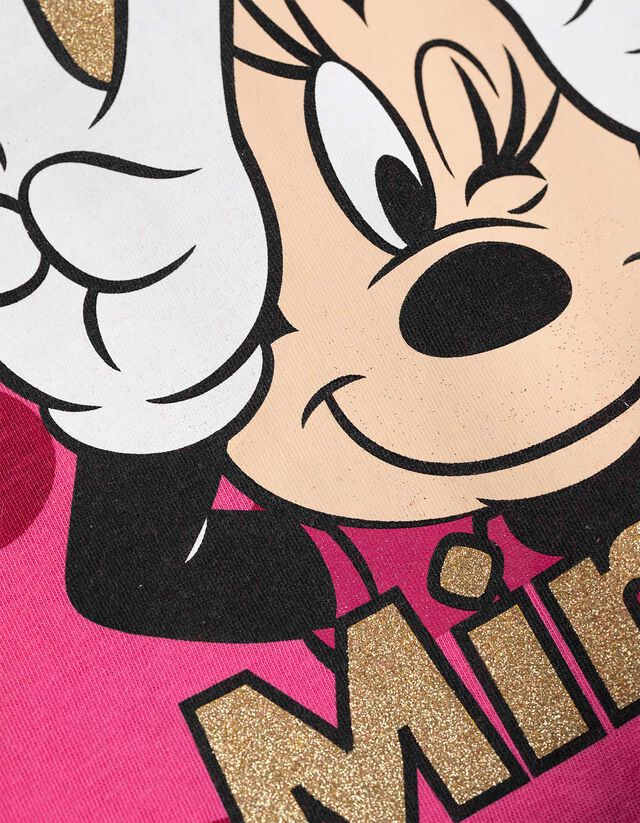 Hosszú ujjú felső - Minnie egér - pink