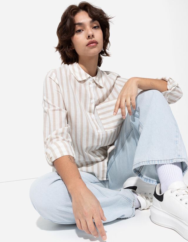 Farmernadrág - Egyenes fazon - sotetkek